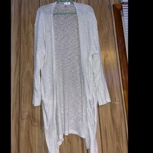 Thin White Cardigan. Size 3X. Brand is Just Be.